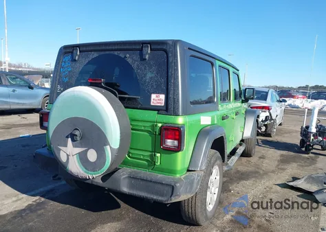 2019 Jeep Wrangler Unlimited Sport S 4X4 z USA, uszkodzony, nr VIN 1C4HJXDG8KW538252